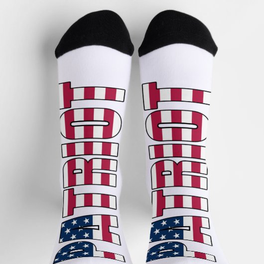 Patriot Flag Socks ソックス (上部)