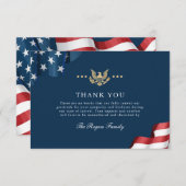 Patriot Flat Thank Youノートカード サンキューカード (正面/裏面)