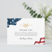 Patriot Flat Thank You Note Card サンキューカード (スタンド正面)