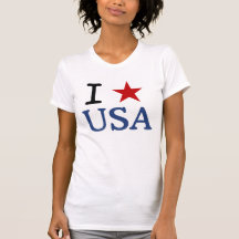 Patriot I USAハートRed Star America I LOVE USA