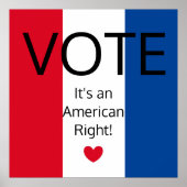 Patriot Red, White, and Blue: ポスター (正面)