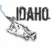 PATRIOT - STRIKING IDAHO - ONE BAD BASS シール (正面)
