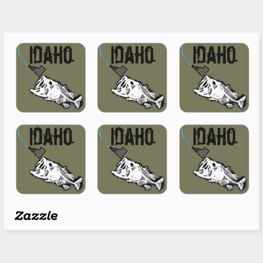 PATRIOT - STRIKING IDAHO - ONE BAD BASS スクエアシール (シート)