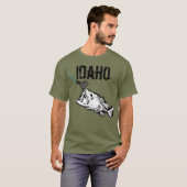 PATRIOT - STRIKING IDAHO - ONE BAD BASS Tシャツ (正面フル)