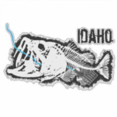 PATRIOT - SWALLOWED IDAHO - ONE BAD BASS シール (正面)