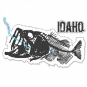 PATRIOT - SWALLOWED IDAHO - ONE BAD BASS シール (正面)