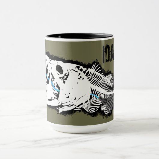 PATRIOT - SWALLOWED IDAHO - ONE BAD BASS マグカップ (中央)