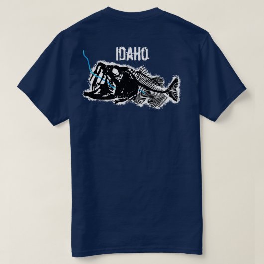 PATRIOT - SWALLOWED IDAHO - ONE BAD BASS Tシャツ (デザイン裏面)