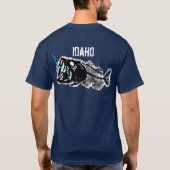 PATRIOT - SWALLOWED IDAHO - ONE BAD BASS Tシャツ (裏面)