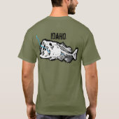 PATRIOT - SWALLOWED IDAHO - ONE BAD BASS Tシャツ (裏面)