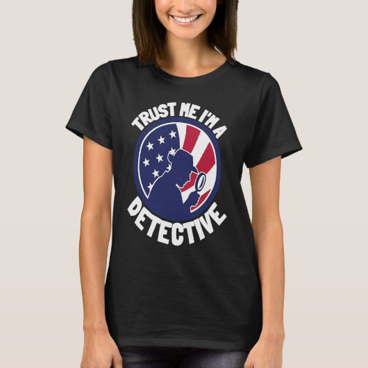 Patriot USA Detective Spy And Private Investigator Tシャツ (正面)