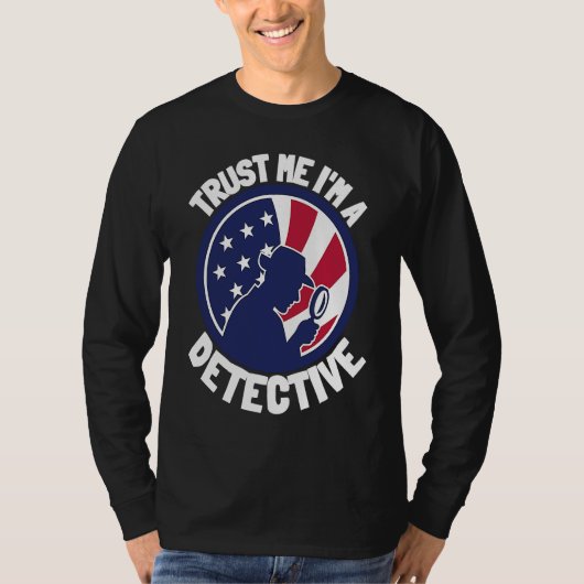 Patriot USA Detective Spy And Private Investigator Tシャツ (正面)