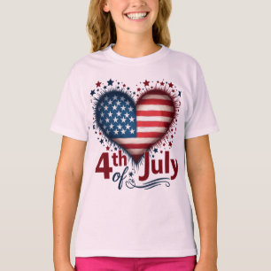 Patriot Vibes:スター、ストライプスタイル Tシャツ
