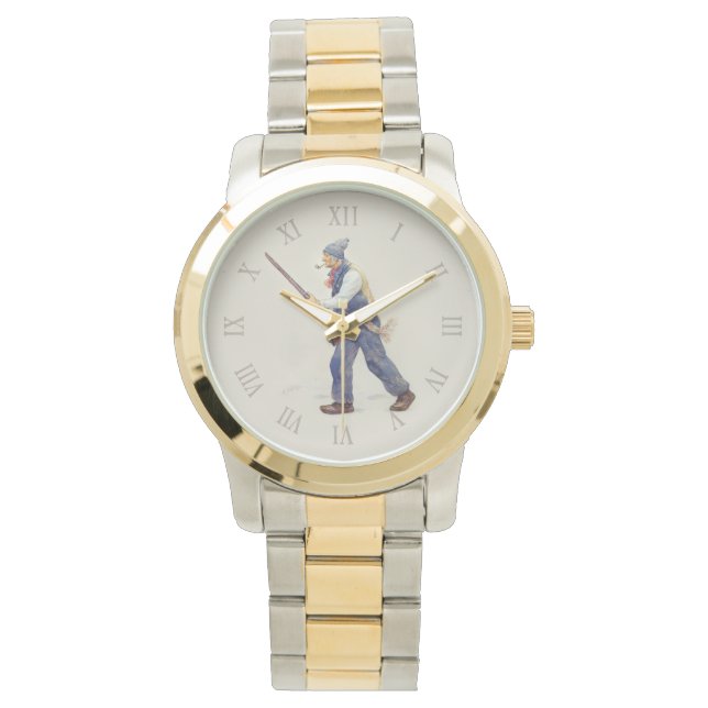 Patriote Québec Rébellion 1837-1838 Henri Julien 腕時計 (正面)