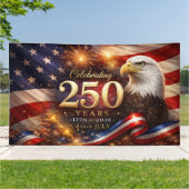 Patriotic 250th Anniversary Banner 横断幕 (外側)