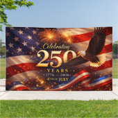 Patriotic 250th Anniversary Banner 横断幕 (外側)