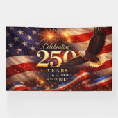 Patriotic 250th Anniversary Banner 横断幕 (横)