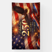 Patriotic 250th Anniversary Banner 横断幕 (縦)