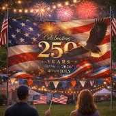 Patriotic 250th Anniversary Banner 横断幕