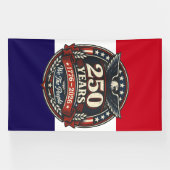 Patriotic 250th Anniversary Emblem 横断幕 (横)