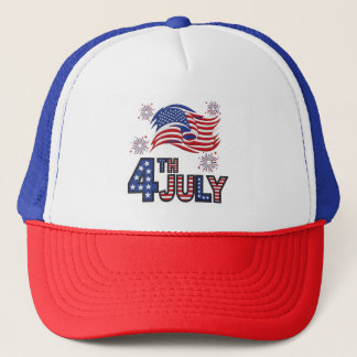 Patriotic 4th of 7月メッシュキャップ キャップ