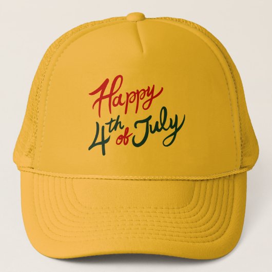 Patriotic 4th of July  キャップ (正面)