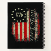  Patriotic 4th of July America ノートブック (裏面)