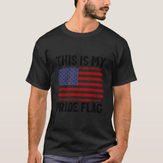 Patriotic 4Th Of July American Flag This Is My Pri Tシャツ