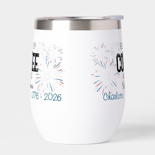  Patriotic 4th of July Custom Name (左面)