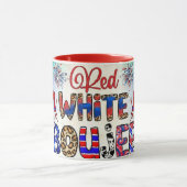 Patriotic 4th of July Mug USA Independence Day マグカップ (中央)