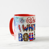 Patriotic 4th of July Mug USA Independence Day マグカップ (正面左)