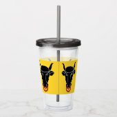 Patriotic Acrylic Tumbler with flag of Uri, Swiss アクリルタンブラー (右)