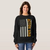 Patriotic Acting Actress Theater Rehearsal Actor D スウェットシャツ (正面フル)