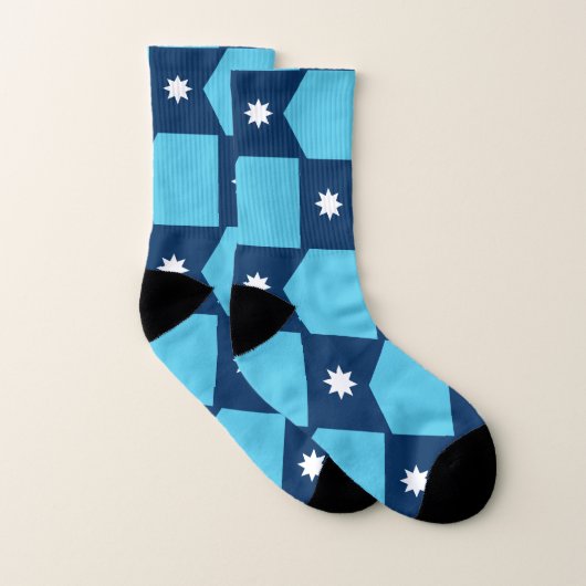 Patriotic All Over Print Socks Flag of Minnesota ソックス (ペア)