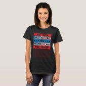 Patriotic America USA Flag 4th Of July American  5 Tシャツ (正面フル)