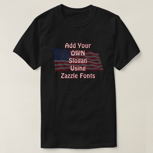 Patriotic American (2b) Tシャツ (デザイン正面)