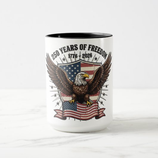 Patriotic American Eagle マグカップ (中央)