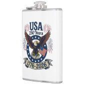Patriotic American Eagle 250 Years フラスク (左)