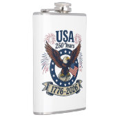 Patriotic American Eagle 250 Years フラスク (右)