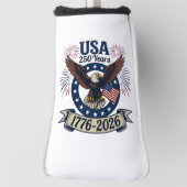 Patriotic American Eagle 250 Years 1776-2026 ゴルフヘッドカバー (回転90)