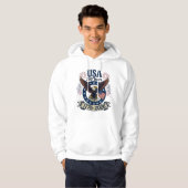 Patriotic American Eagle 250 Years 1776-2026 パーカ (正面フル)
