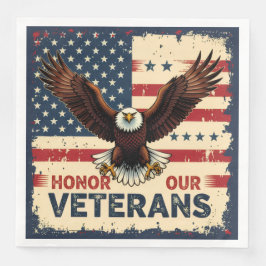 Patriotic American Eagle Honor Our Veterans