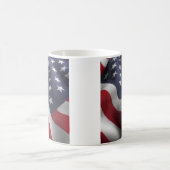 Patriotic American flag コーヒーマグカップ (中央)
