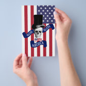 Patriotic American flag チラシ (ハンドル)