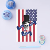 Patriotic American flag チラシ (シングル)