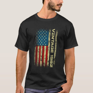 Patriotic American Flag 1962 61St Tシャツ