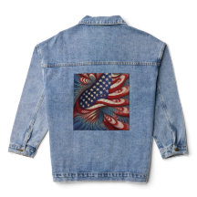 Patriotic American Flag Fractal