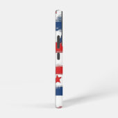 Patriotic American Flag Print Samsung Galaxyケース (右側面)