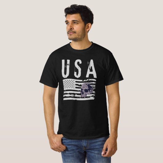 Patriotic American Gothic Tee Tシャツ (正面フル)