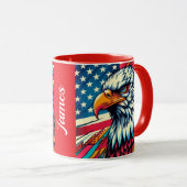   Patriotic American Mug マグカップ (正面右)